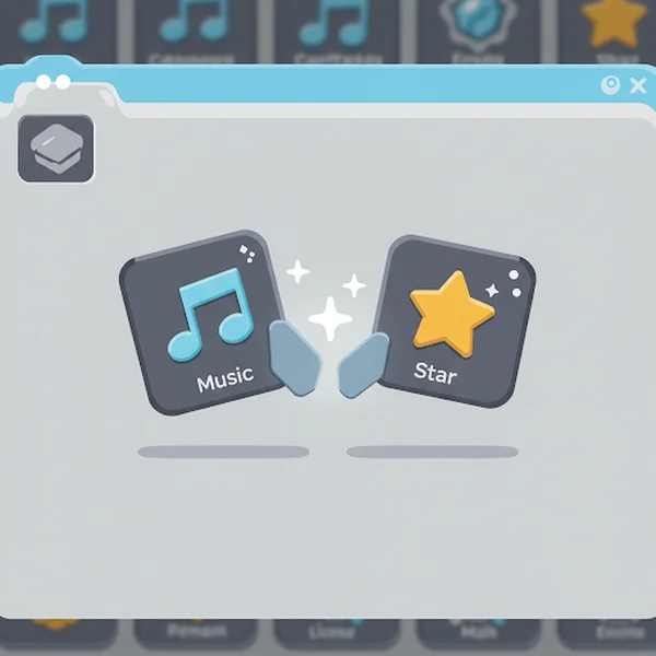 Alt text: Combining Music and Star elements in Infinite Craft recipe