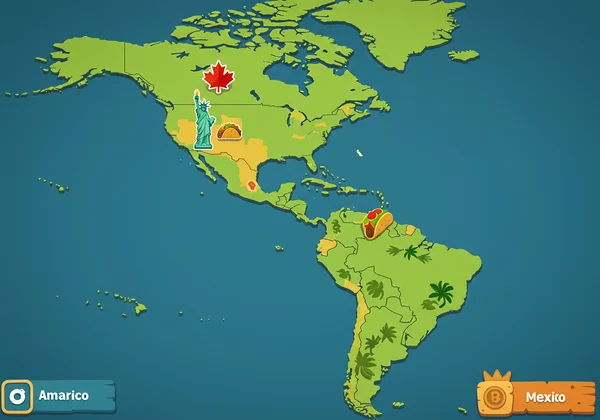 Crafting North and South American countries in Infinite Craft