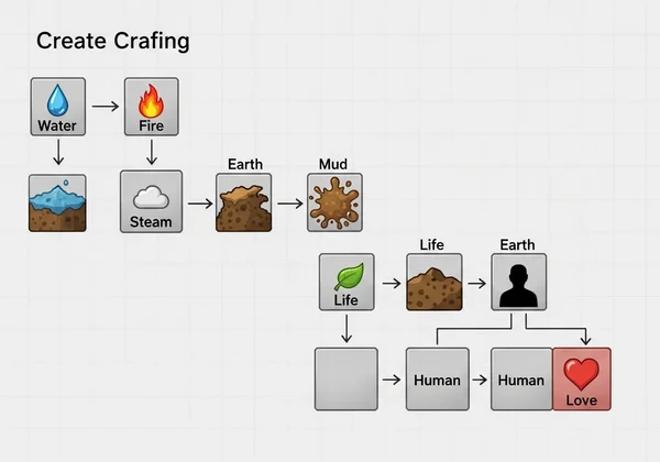 Visualizing the step-by-step recipe for crafting Love 